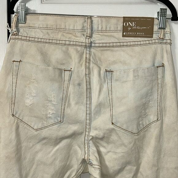 One Teaspoon Distressed Cropped Jeans(Size 28) - Picture 6 of 10